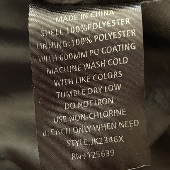 Black New York Yoki Trench Coat - XL Juniors - Picture 9 of 9